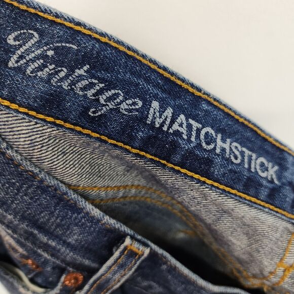 J.Crew Vintage Matchstick Ripped Jeans Size 27S Stretch Low Rise Distressed - Picture 11 of 13